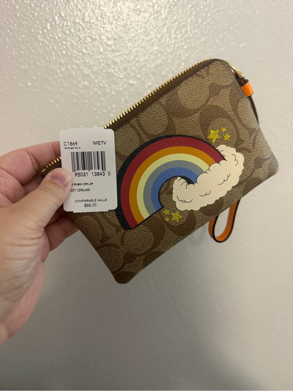 Coach rainbow wristlet - Picture 6 of 6